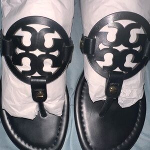 Tory Burch Black Miller Sandals